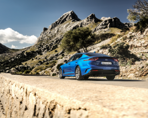 Kia Stinger blue dynamic  (32)